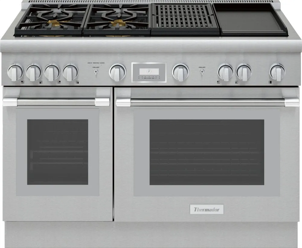 Thermador PRD484WCHU 48-Inch Pro Harmony Standard Depth Dual Fuel Range