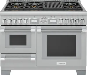 Thermador PRD48WLSGU 48-Inch Pro Grand Commercial Depth Dual Fuel Steam Range
