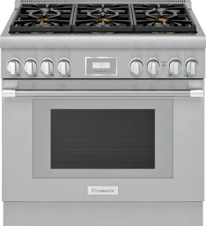 Thermador PRG366WH 36-Inch Pro Harmony Standard Depth Gas Range
