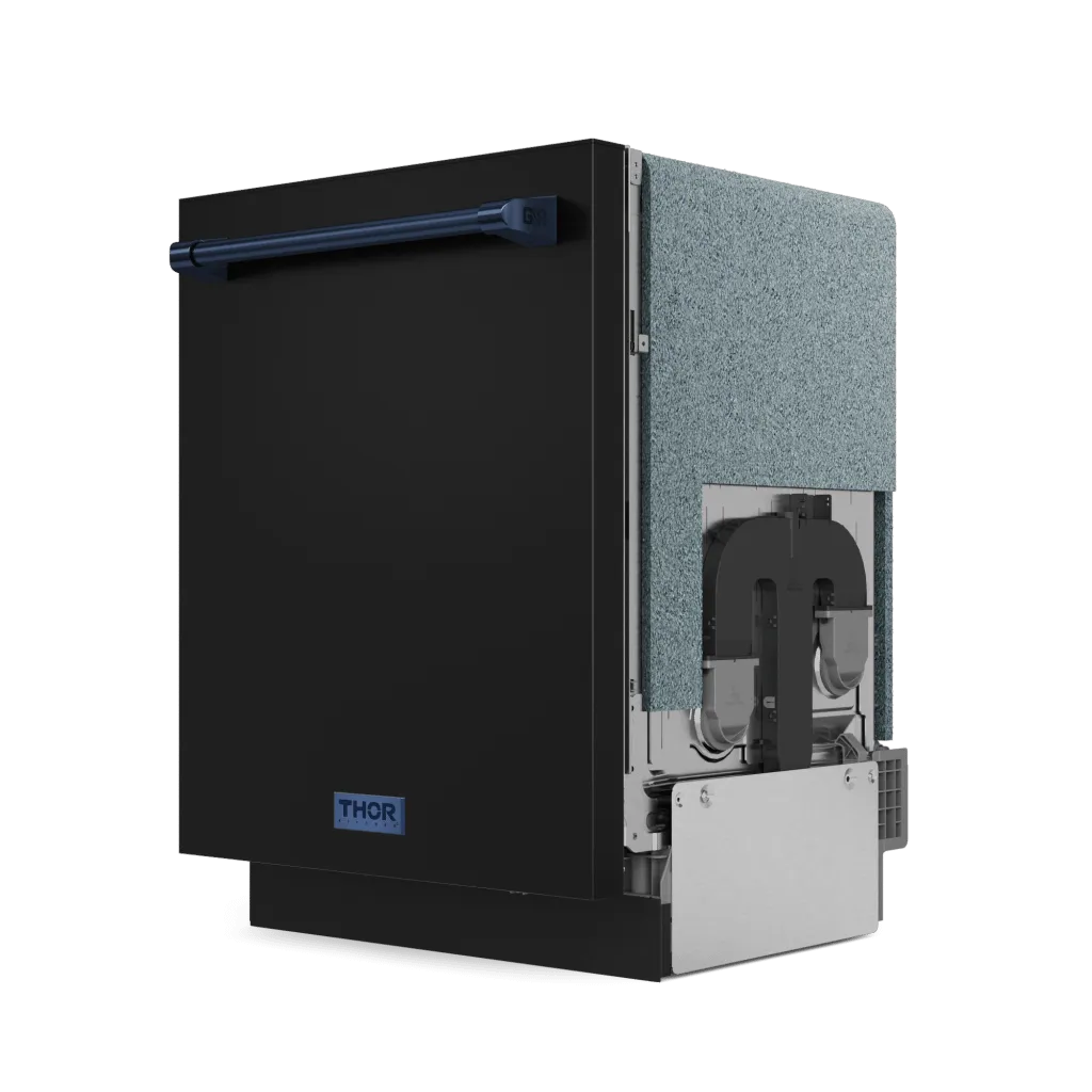 Thor Kitchen DW24X8BA00BLU 24 Inch Dishwasher Matte Black/Navy Blue Gordon Ramsay Series - Dw24X8Ba00-Blu