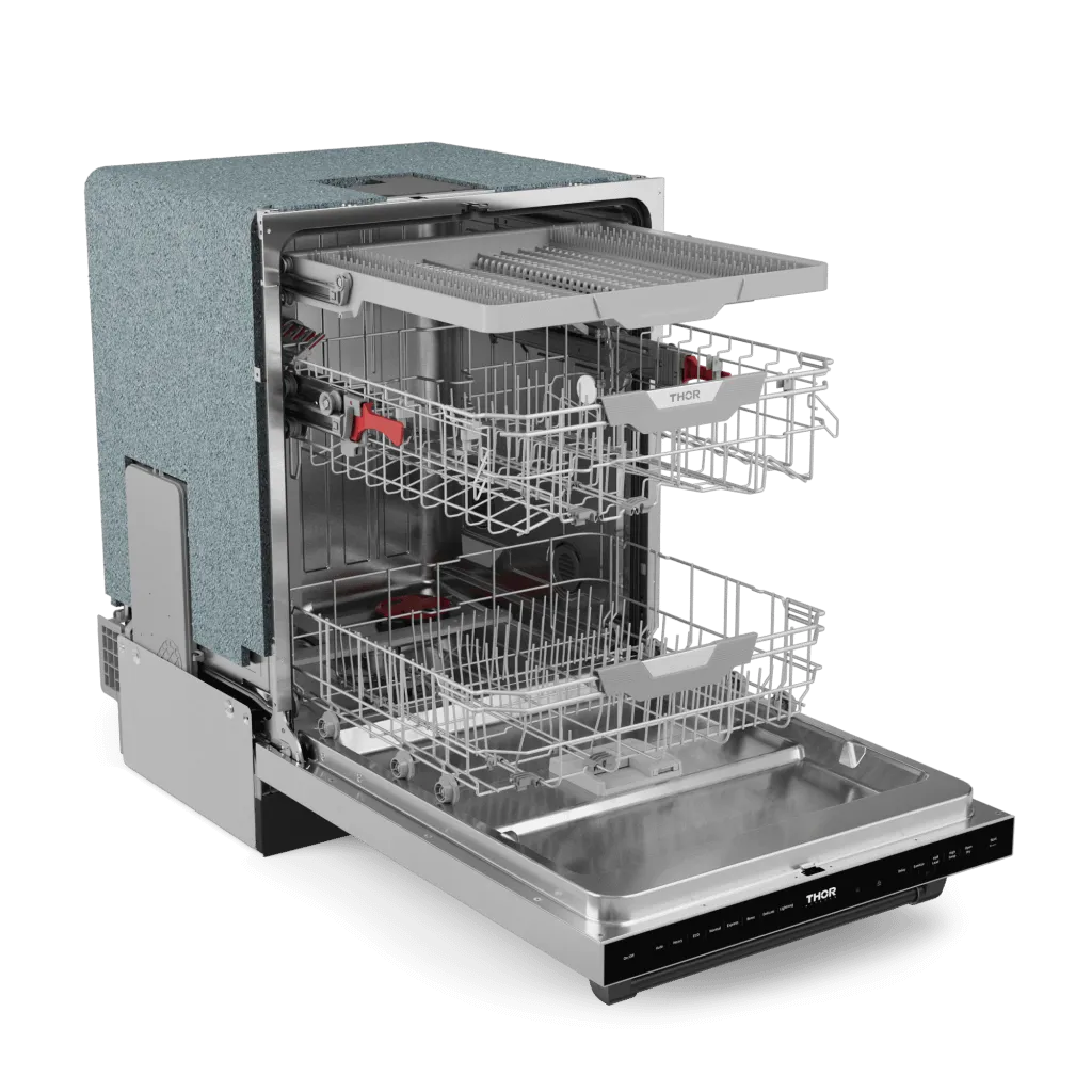 Thor Kitchen DW24X8BA99BLK 24 Inch Dishwasher Stainless Steel/Black Gordon Ramsay Series - Dw24X8Ba99-Blk