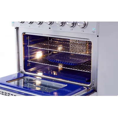Thor Kitchen HRG3618U 36" Pro-Style 6 Stainless Steel Burner Gas Range