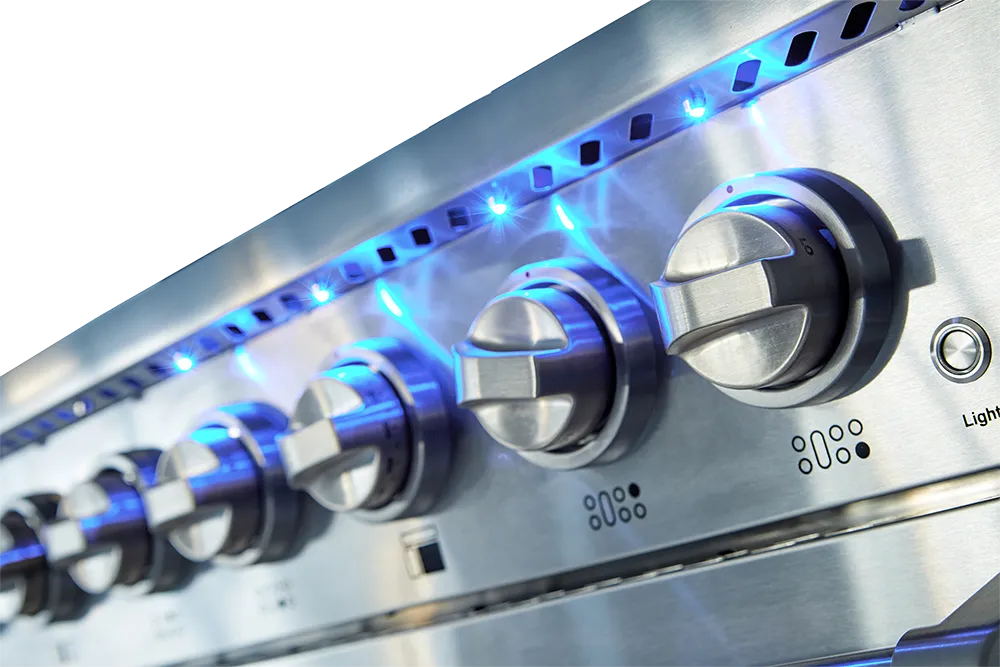 Thor Kitchen HRG4808U 48" 6 Burner Stainless Steel Professional Gas Range