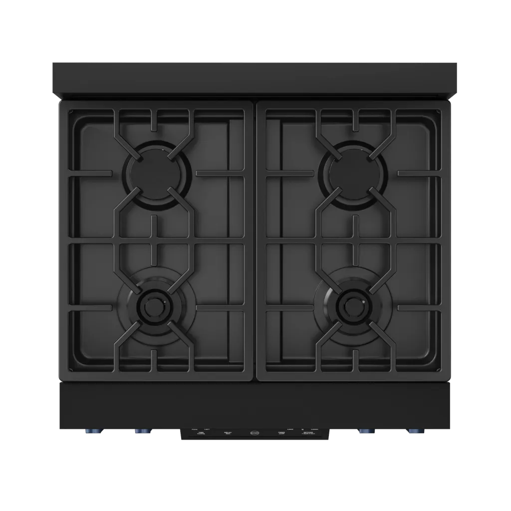 Thor Kitchen RSG30BLPBLU 30 Inch Professional Lp Range With Tilt Panel Touch Control In Matte Black/Blue Gordon Ramsay Series - Rsg30Blp-Blu