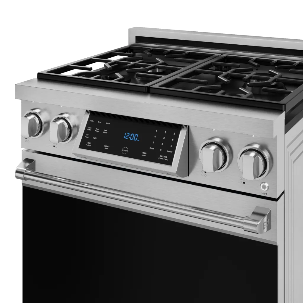 Thor Kitchen RSG30LP 30 Inch Professional Lp Range With Tilt Panel Touch Control In Stainless Steel Gordon Ramsay Series - Rsg30Lp