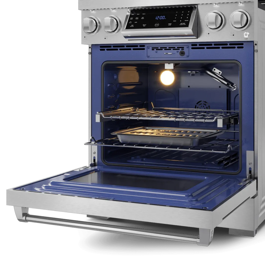 Thor Kitchen RSG30LP 30 Inch Professional Lp Range With Tilt Panel Touch Control In Stainless Steel Gordon Ramsay Series - Rsg30Lp