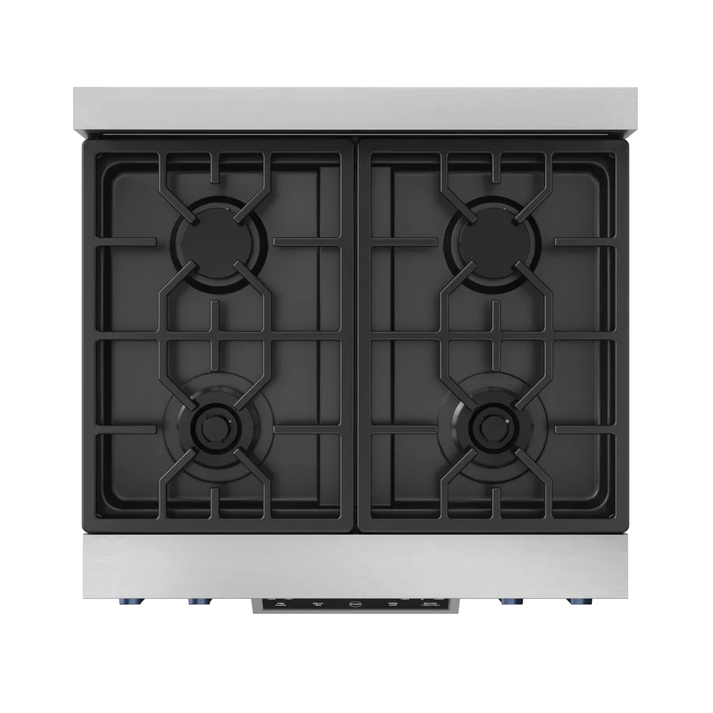Thor Kitchen RSG30LPBLU 30 Inch Professional Lp Range With Tilt Panel Touch Control In Stainless Steel/Blue Gordon Ramsay Series - Rsg30Lp-Blu