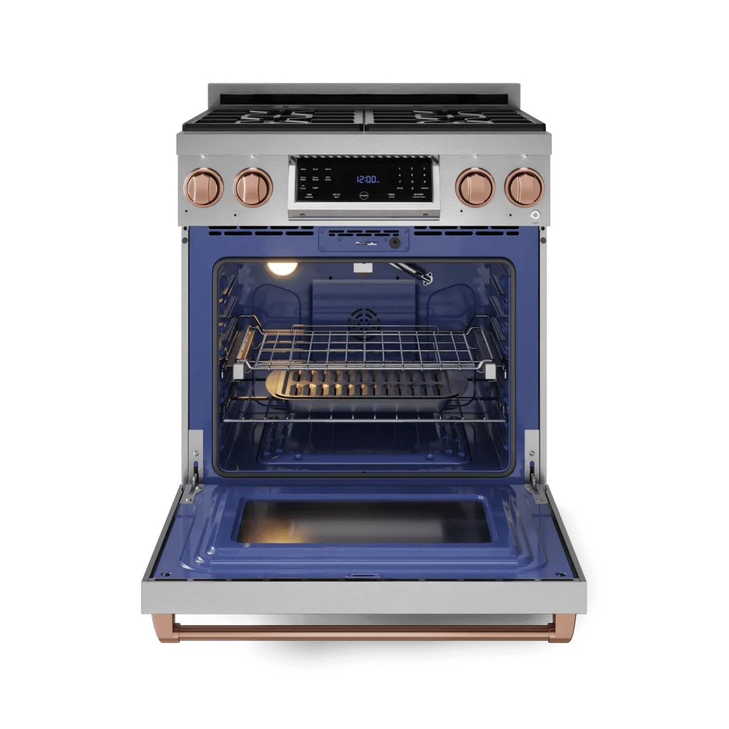 Thor Kitchen RSG30RSG 30 Inch Professional Gas Range With Tilt Panel Touch Control In Stainless Steel/Rose Gold Gordon Ramsay Series - Rsg30-Rsg