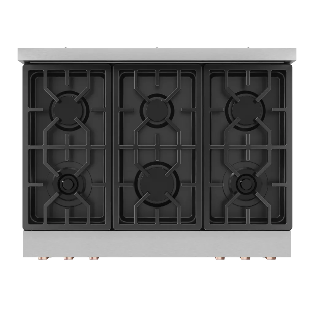 Thor Kitchen RSG36RSG 36 Inch Professional Gas Range With Tilt Panel Touch Control In Stainless Steel/Rose Gold Gordon Ramsay Series - Rsg36-Rsg