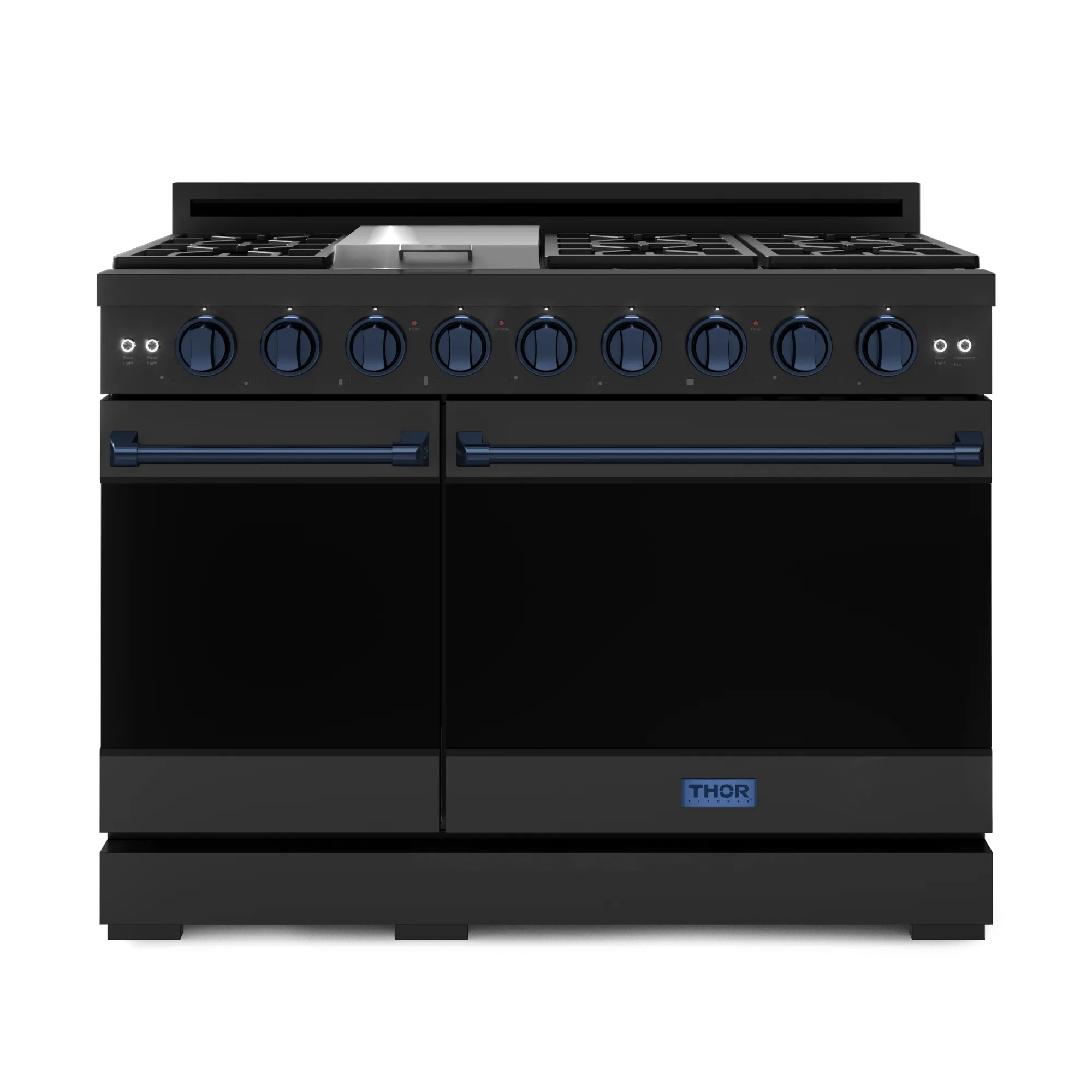 Thor Kitchen RSG48EBLPBLU 48 Inch Professional Lp Range With Pro-Style Knobs In Black/Blue Gordon Ramsay Series - Rsg48Eblp-Blu
