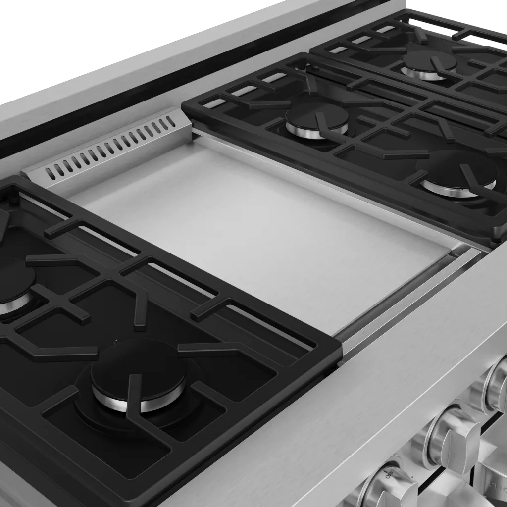 Thor Kitchen RSG48ELP 48 Inch Professional Lp Range With Pro-Style Knobs In Stainless Steel Gordon Ramsay Series - Rsg48Elp