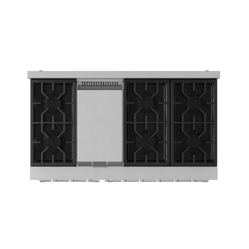 Thor Kitchen RSG48ELP 48 Inch Professional Lp Range With Pro-Style Knobs In Stainless Steel Gordon Ramsay Series - Rsg48Elp