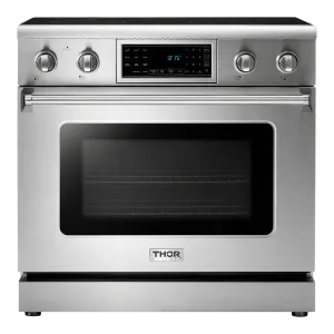 Thor Kitchen TRE3601 Thor Kitchen 36-Inch Tilt Panel Professional Electric Range - Tre3601