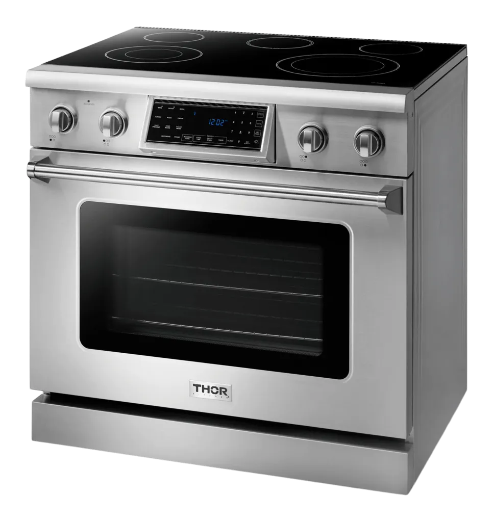 Thor Kitchen TRE3601 Thor Kitchen 36-Inch Tilt Panel Professional Electric Range - Tre3601