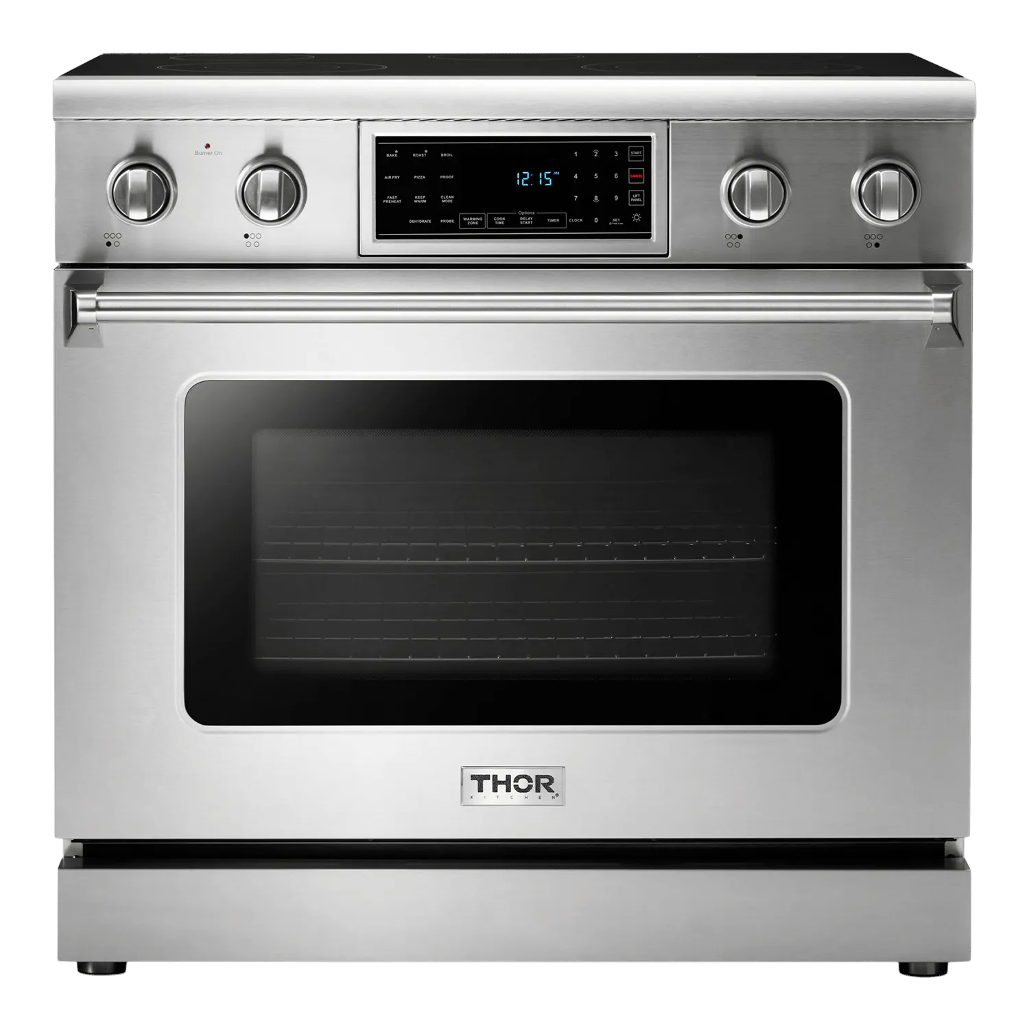 Thor Kitchen TRE3601 Thor Kitchen 36-Inch Tilt Panel Professional Electric Range - Tre3601