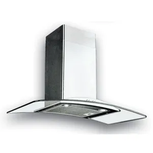 UNO 90cm Glass Chimney Hood UP 9188