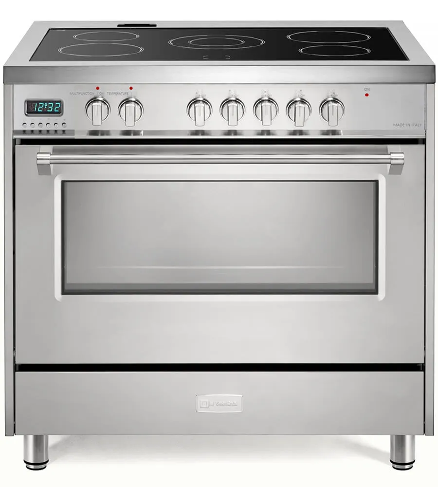 Verona VDFSEE365SS Stainless Steel 36" Designer Electric Glass Top Range - Designer Series