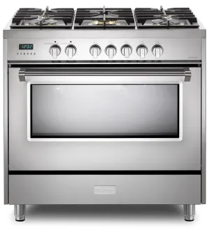 Verona VDFSGE365SS Stainless Steel 36" Dual Fuel - Designer Series