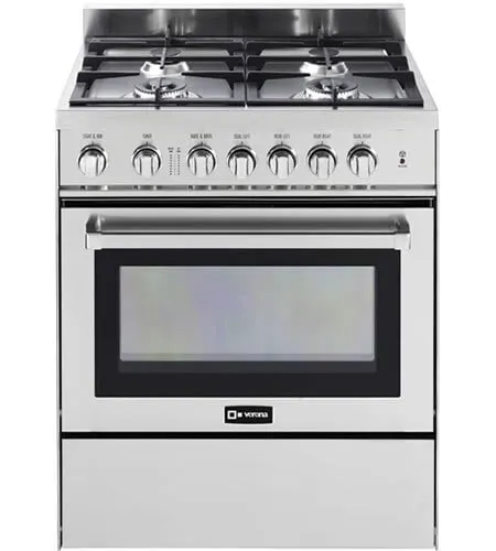 Verona VEFSGG304NSS Stainless Steel 30" Gas Range