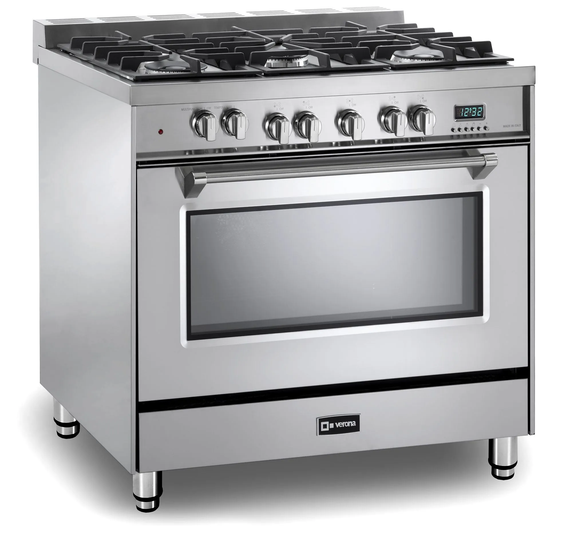 Verona VPFSGE365SS Stainless Steel 36" Dual Fuel Single Oven Range - Prestige Series