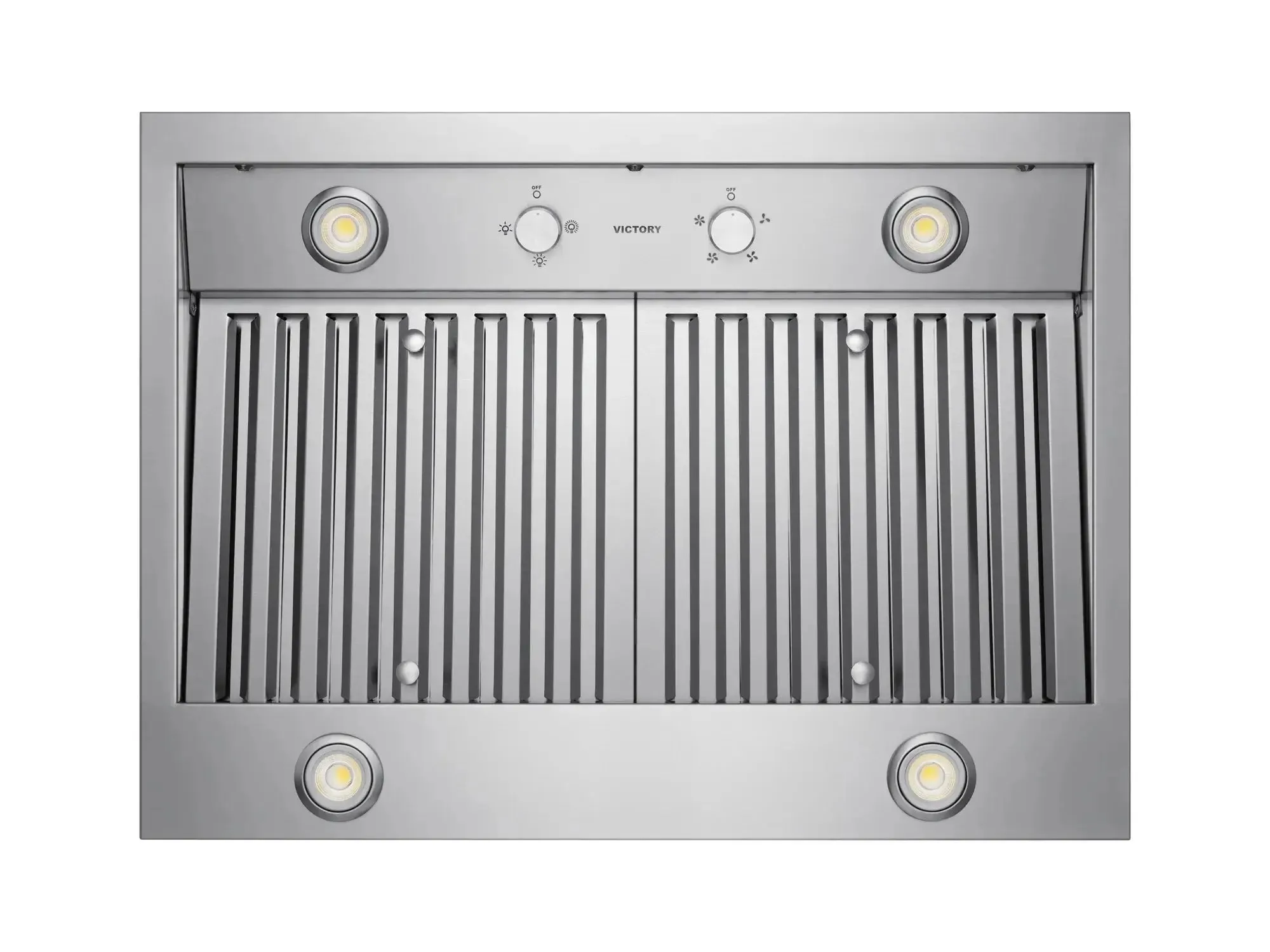 VICTORY Twister 750 CFM Wall Mount Range Hood in Stainless Steel
