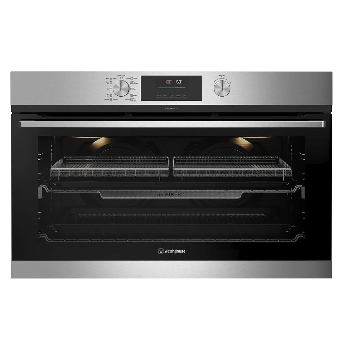 Westinghouse 10 Function Pyrolytic Oven 90cm Stainless Steel