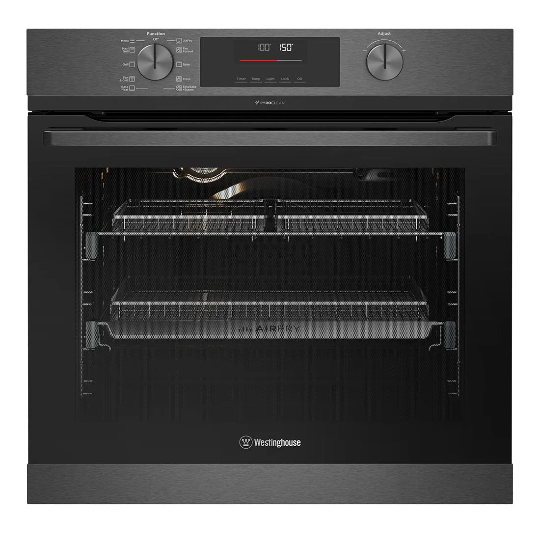 Westinghouse 10 Function Pyrolytic Steam Oven 60cm Dark Stainless Steel