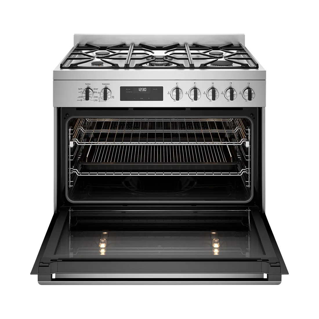 Westinghouse 90cm Dual Fuel Freestanding Oven Stainless Steel