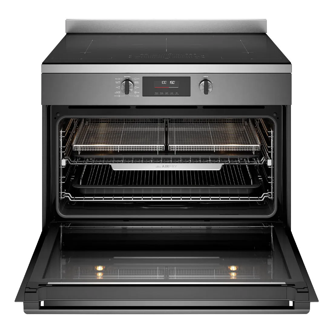 Westinghouse 90cm Electric Freestanding Oven with AirFry Dark Stainless Steel