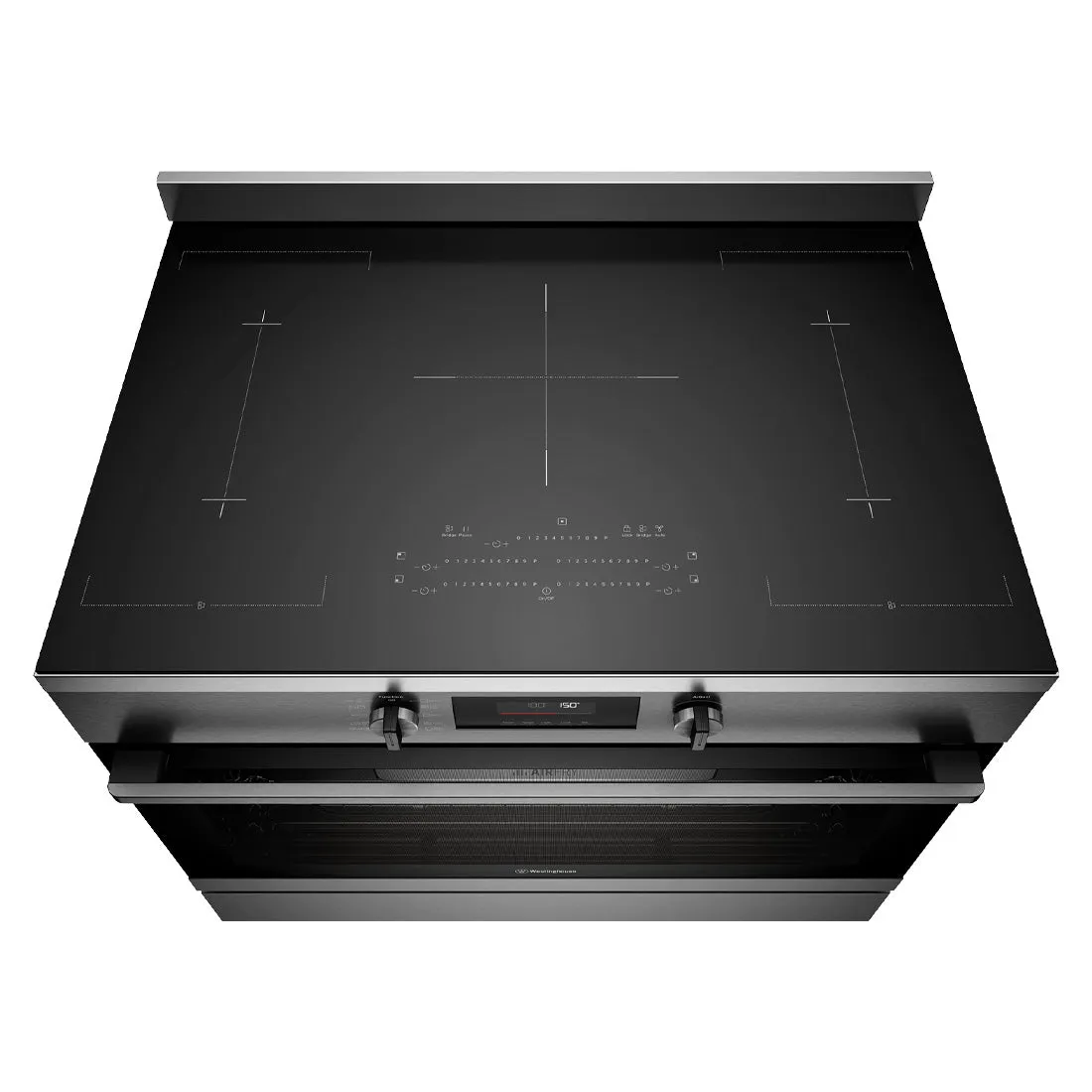 Westinghouse 90cm Electric Freestanding Oven with AirFry Dark Stainless Steel