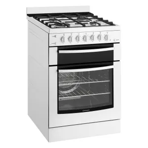 Westinghouse WFG617WA 60cm Freestanding Natural Gas Stove
