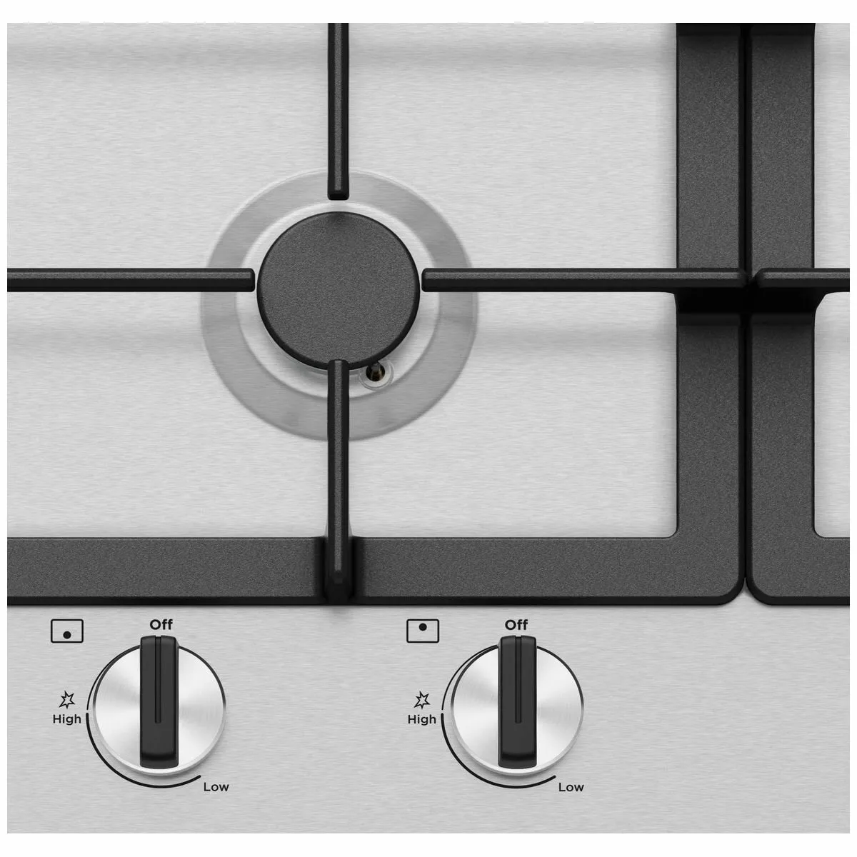 Westinghouse WHG954SC 90cm Stainless Steel Gas Cooktop