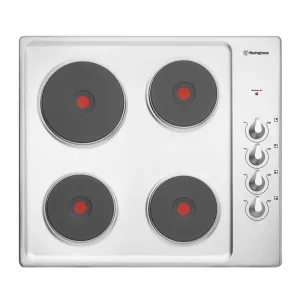 Westinghouse WHS642SA 60cm Stainless Steel Cooktop