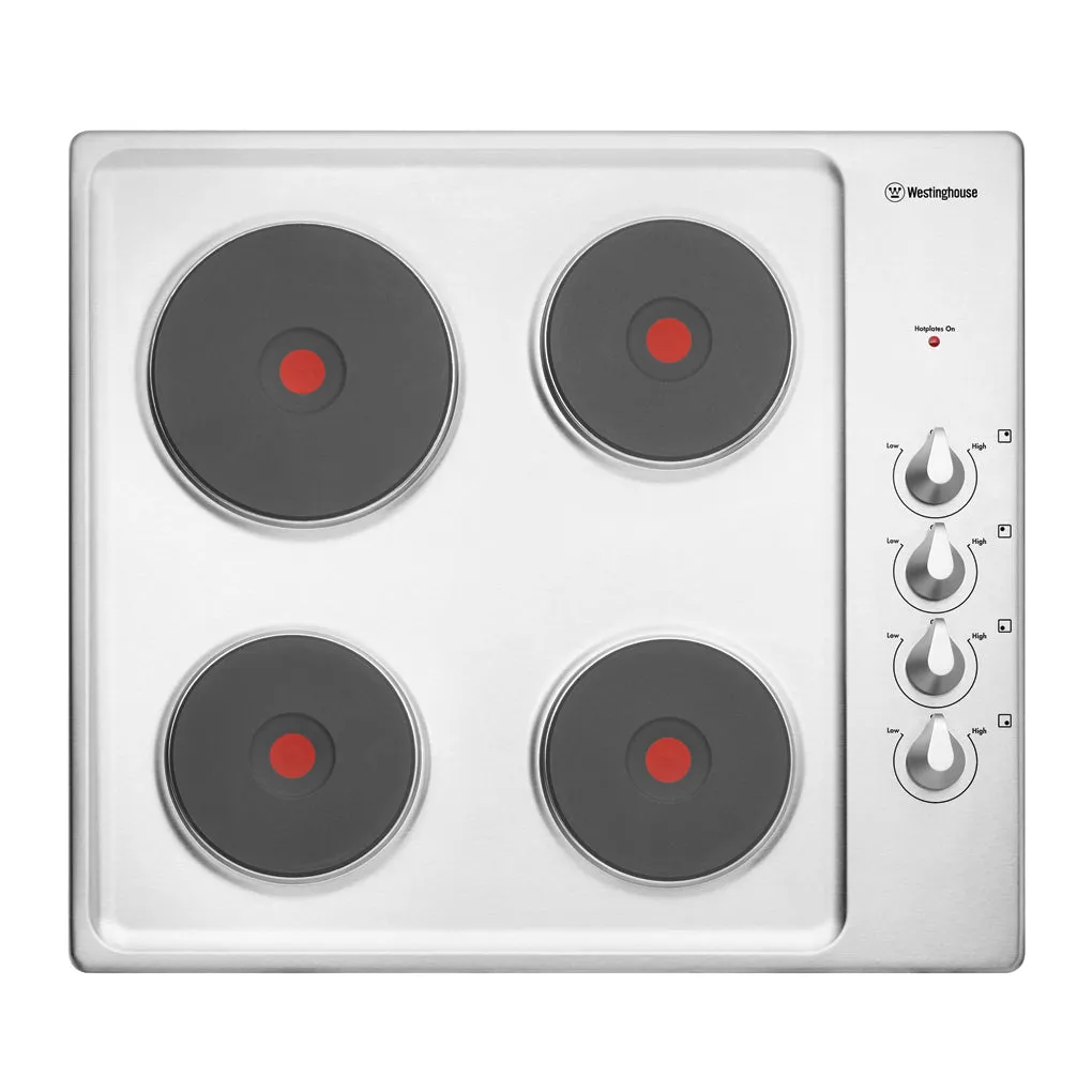 Westinghouse WHS642SA 60cm Stainless Steel Cooktop