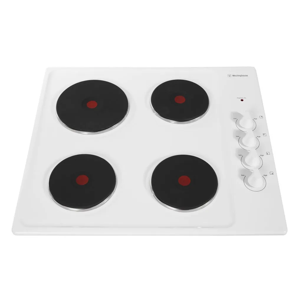 Westinghouse WHS642WA 60cm Electric Solid Hotplate Cooktop