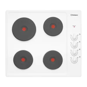 Westinghouse WHS642WA 60cm Electric Solid Hotplate Cooktop
