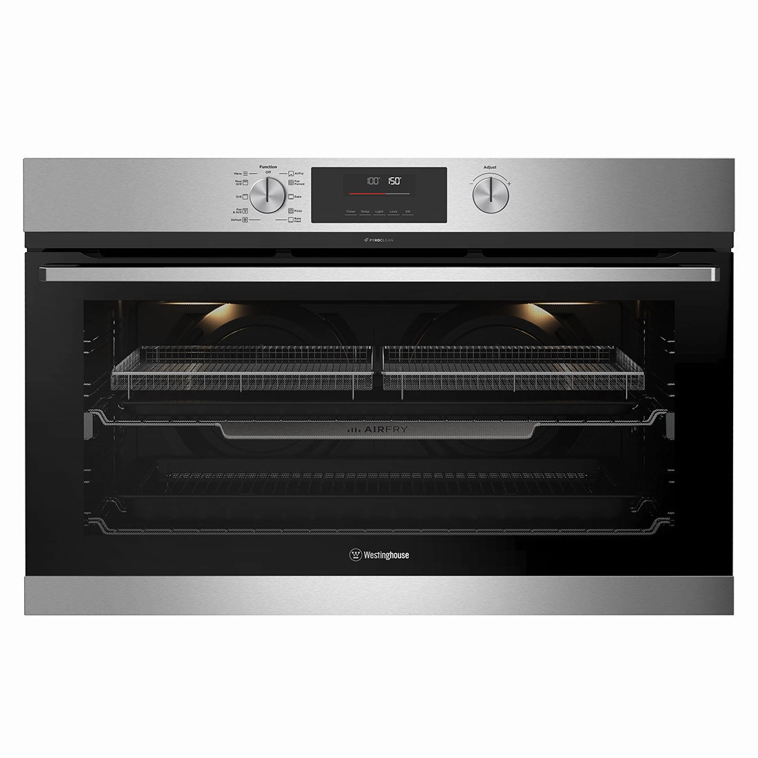 Westinghouse 10 Function Pyrolytic Oven 90cm Stainless Steel