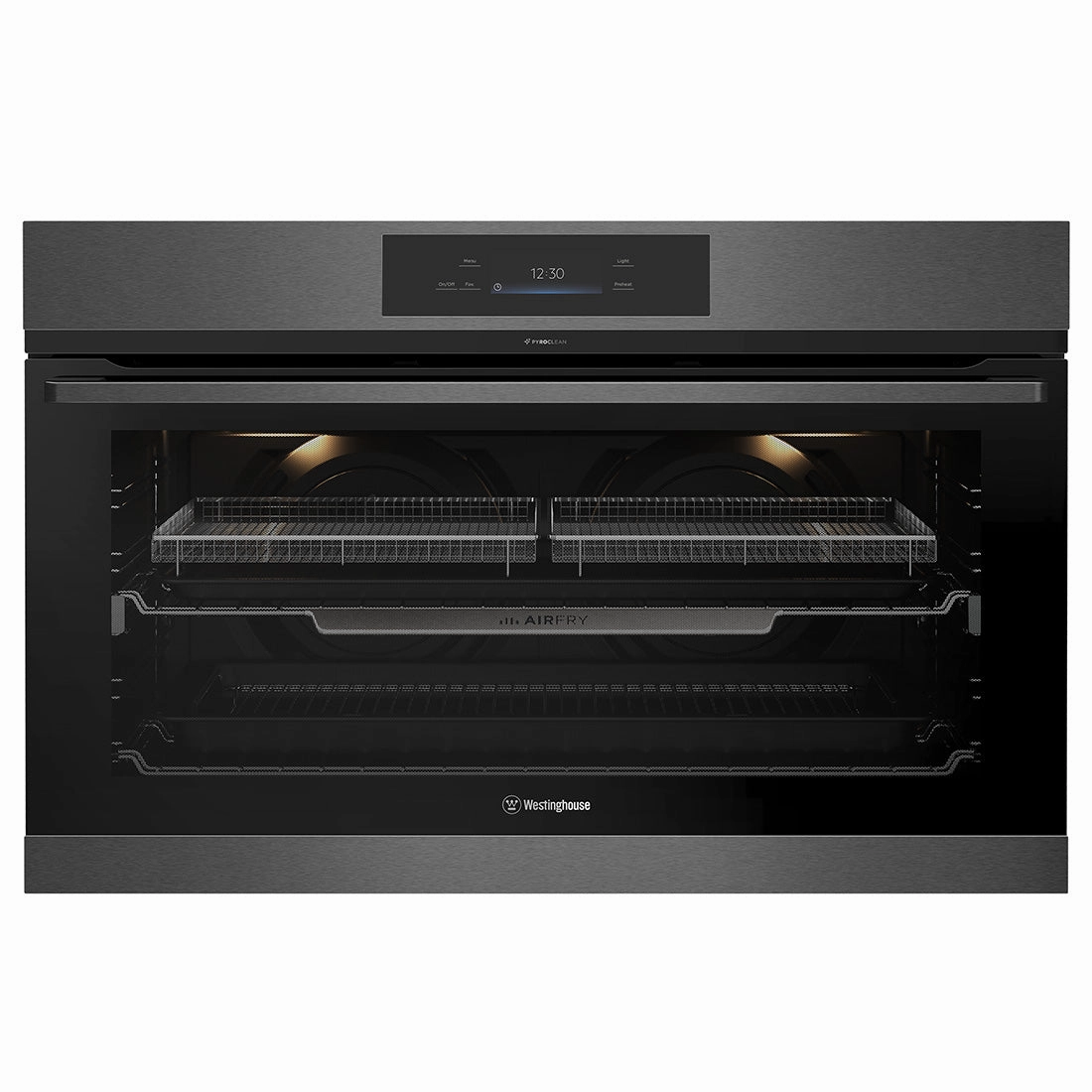 Westinghouse 17 Function Pyrolytic Steam Oven 90cm Dark Stainless Steel