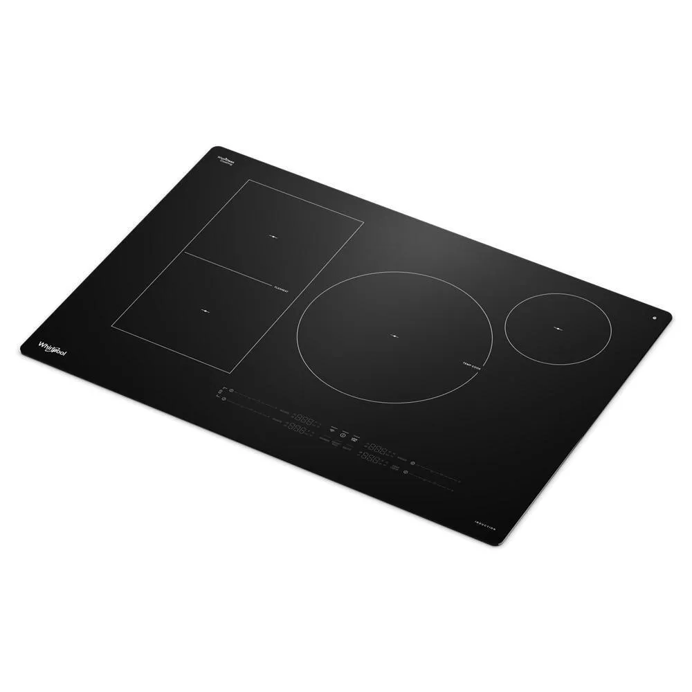 Whirlpool WCIT7530SB 30" Intelligent Induction Cooktop With Temp Cook&#8482; Technology And Wipeclean&#8482; Coating