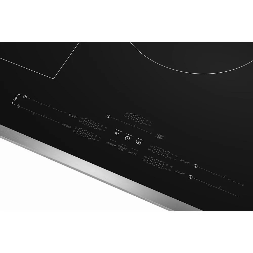 Whirlpool WCIT7536SS 36" Intelligent Induction Cooktop With Temp Cook&#8482; Technology And Wipeclean&#8482; Coating