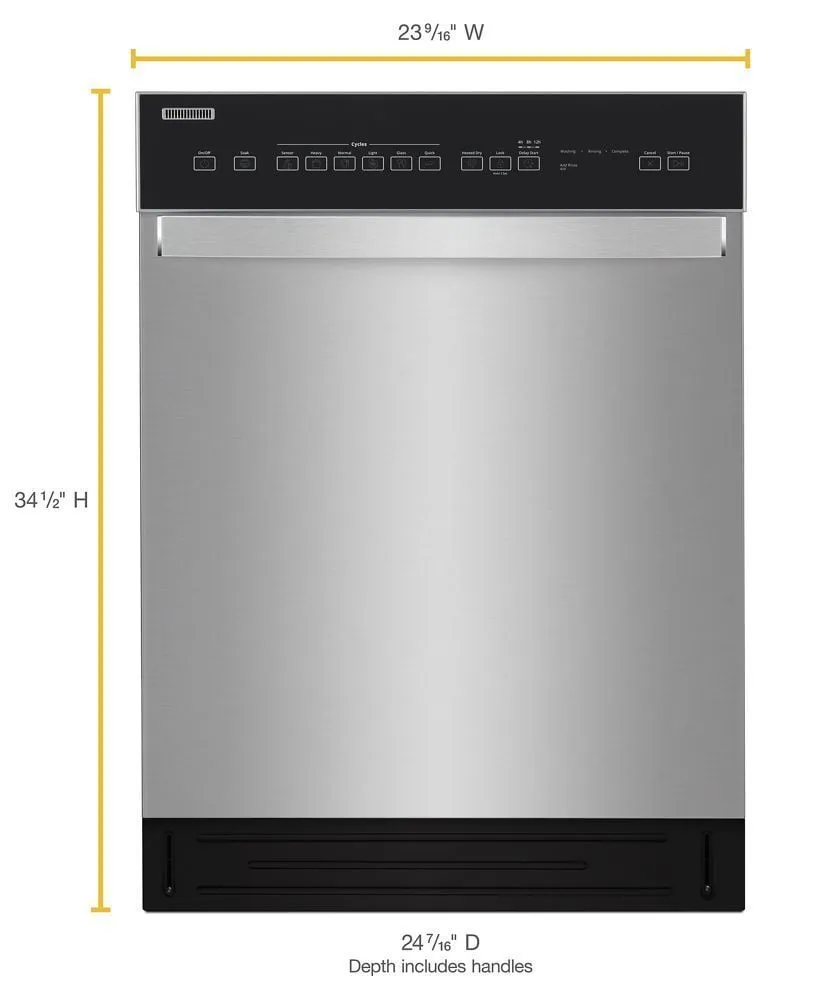 Whirlpool WDF550SAHS Quiet Dishwasher With Stainless Steel Tub