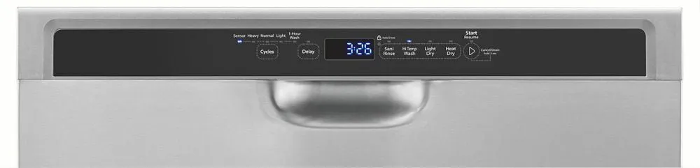 Whirlpool WDF560SAFM Stainless Steel Dishwasher With 1-Hour Wash Cycle
