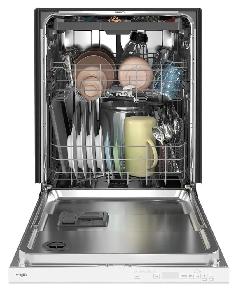 Whirlpool WDTA50SAKW Large Capacity Dishwasher With 3Rd Rack