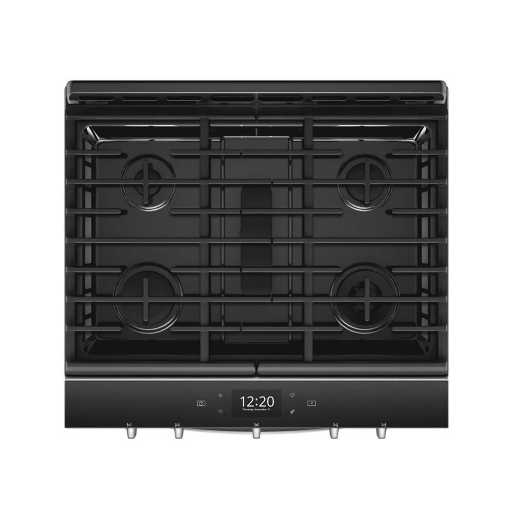 Whirlpool WEG750H0HZ 5.8 Cu. Ft. Smart Slide-In Gas Range With Ez-2-Lift Hinged Cast-Iron Grates