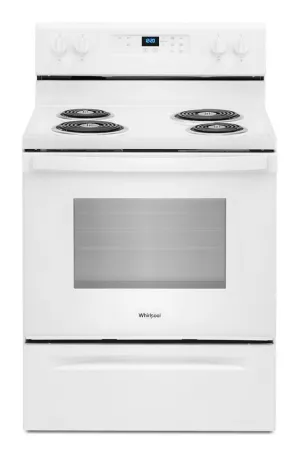 Whirlpool WFC150M0JW 4.8 Cu. Ft. Whirlpool Electric Range With Keep Warm Setting