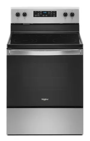Whirlpool WFE505W0JZ 5.3 Cu. Ft. Whirlpool Electric Range With Frozen Bake Technology.