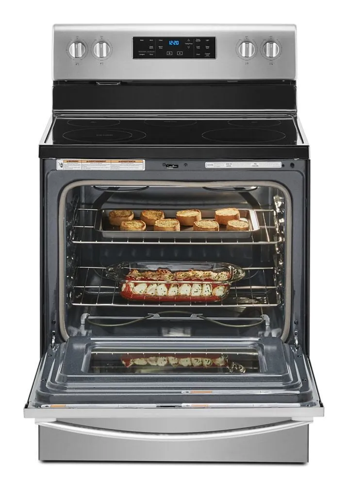 Whirlpool WFE525S0JS 5.3 Cu. Ft. Whirlpool Electric Range With Frozen Bake Technology