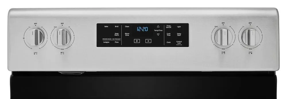 Whirlpool WFE525S0JZ 5.3 Cu. Ft. Whirlpool Electric Range With Frozen Bake Technology