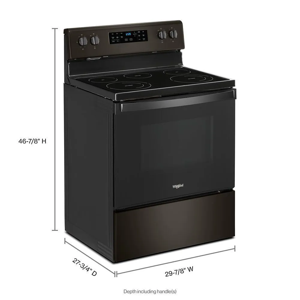 Whirlpool WFE535S0JV 5.3 Cu. Ft. Whirlpool Electric Range With Frozen Bake Technology