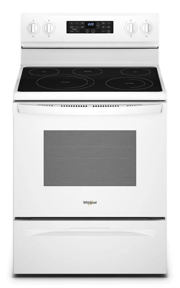 Whirlpool WFE550S0LW 5.3 Cu. Ft. Whirlpool Electric 5-In-1 Air Fry Oven